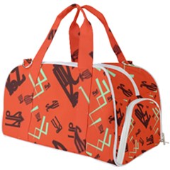 Abstract Pattern Geometric Backgrounds   Burner Gym Duffel Bag by Eskimos