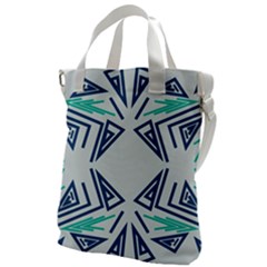 Abstract Pattern Geometric Backgrounds   Canvas Messenger Bag by Eskimos