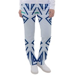 Abstract Pattern Geometric Backgrounds   Women s Casual Pants by Eskimos