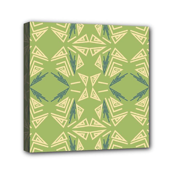 Abstract pattern geometric backgrounds   Mini Canvas 6  x 6  (Stretched)