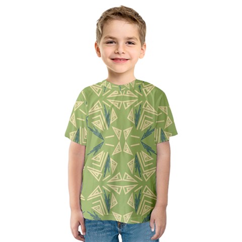 Abstract Pattern Geometric Backgrounds   Kids  Sport Mesh Tee by Eskimos