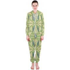 Abstract Pattern Geometric Backgrounds   Hooded Jumpsuit (ladies) by Eskimos