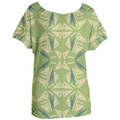 Abstract Pattern Geometric Backgrounds   Women s Oversized Tee by Eskimos