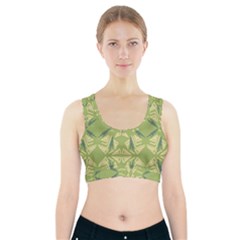 Abstract Pattern Geometric Backgrounds   Sports Bra With Pocket by Eskimos