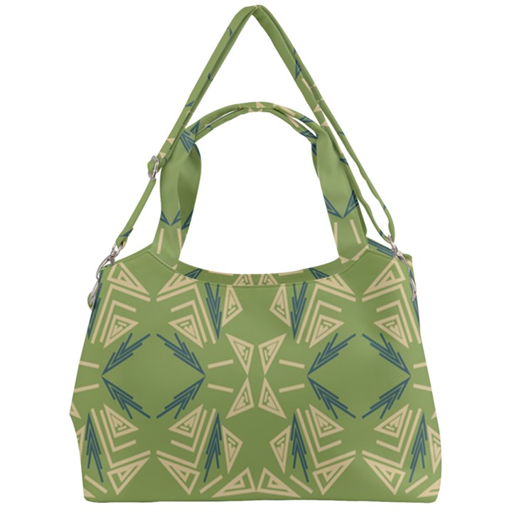 Abstract pattern geometric backgrounds   Double Compartment Shoulder Bag