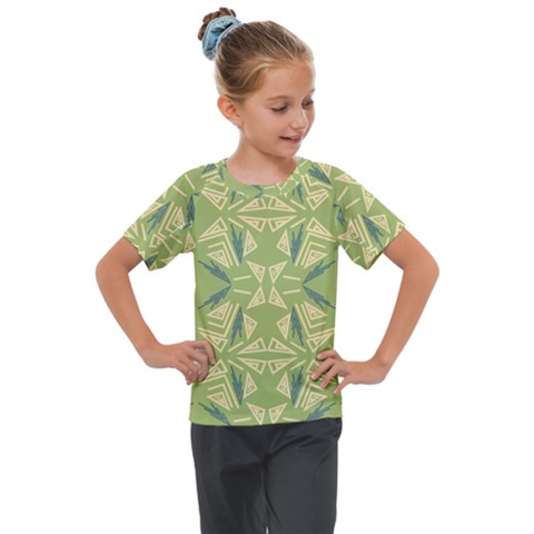 Abstract Pattern Geometric Backgrounds   Kids  Mesh Piece Tee by Eskimos