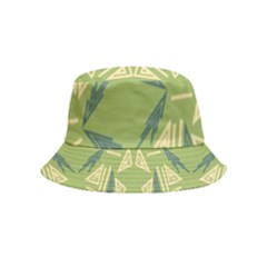 Abstract Pattern Geometric Backgrounds   Bucket Hat (kids) by Eskimos