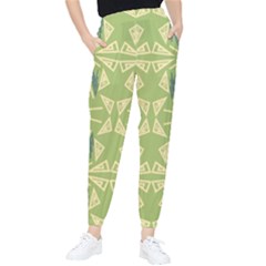 Abstract Pattern Geometric Backgrounds   Tapered Pants by Eskimos