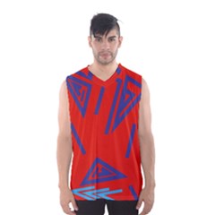 Abstract Pattern Geometric Backgrounds   Men s Basketball Tank Top by Eskimos