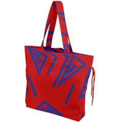 Abstract Pattern Geometric Backgrounds   Drawstring Tote Bag by Eskimos