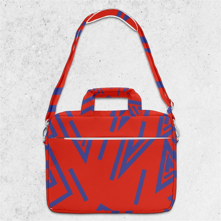 Abstract pattern geometric backgrounds   MacBook Pro Shoulder Laptop Bag 