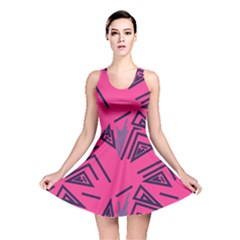 Abstract Pattern Geometric Backgrounds   Reversible Skater Dress by Eskimos