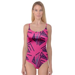 Abstract Pattern Geometric Backgrounds   Camisole Leotard  by Eskimos