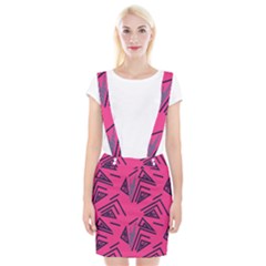 Abstract Pattern Geometric Backgrounds   Braces Suspender Skirt by Eskimos