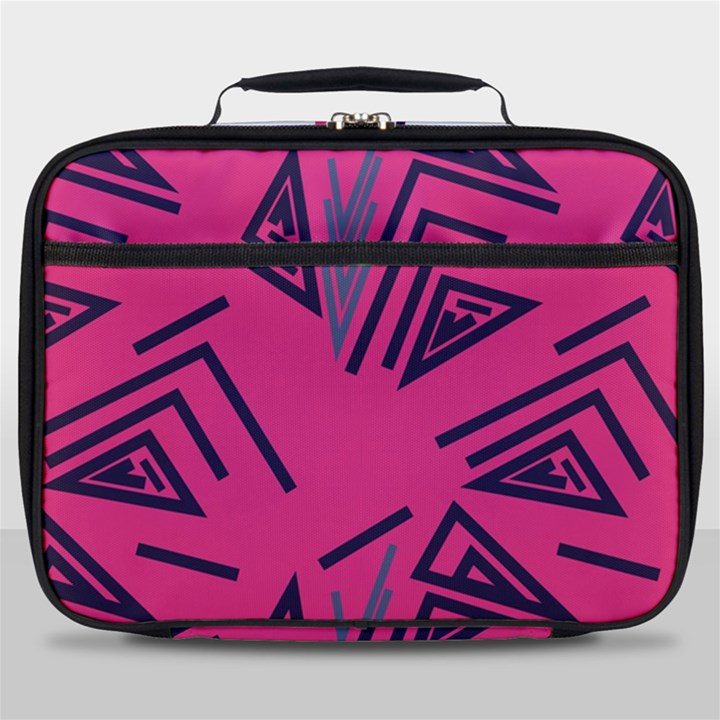 Abstract pattern geometric backgrounds   Full Print Lunch Bag