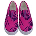 Abstract pattern geometric backgrounds   Kids  Canvas Slip Ons View1