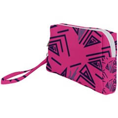 Abstract Pattern Geometric Backgrounds   Wristlet Pouch Bag (small) by Eskimos