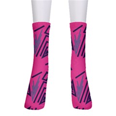 Abstract Pattern Geometric Backgrounds   Crew Socks by Eskimos