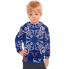 Abstract Pattern Geometric Backgrounds   Kids  Hooded Pullover by Eskimos