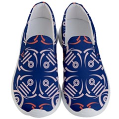 Abstract Pattern Geometric Backgrounds   Men s Lightweight Slip Ons by Eskimos