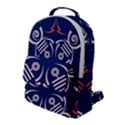 Abstract pattern geometric backgrounds   Flap Pocket Backpack (Large) View1