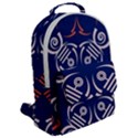 Abstract pattern geometric backgrounds   Flap Pocket Backpack (Large) View2