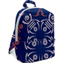 Abstract pattern geometric backgrounds   Zip Up Backpack View2