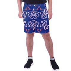 Abstract Pattern Geometric Backgrounds   Men s Pocket Shorts