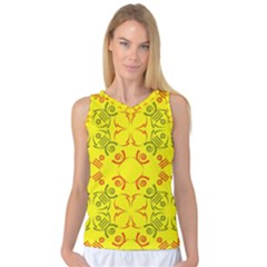 Abstract Pattern Geometric Backgrounds   Women s Basketball Tank Top by Eskimos