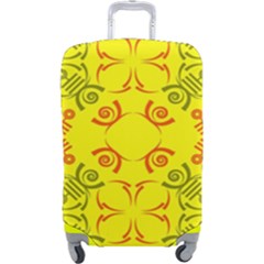 Abstract Pattern Geometric Backgrounds   Luggage Cover (large)