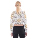 Abstract pattern geometric backgrounds   Cropped Sweatshirt View2