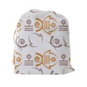 Abstract pattern geometric backgrounds   Drawstring Pouch (2XL) View2