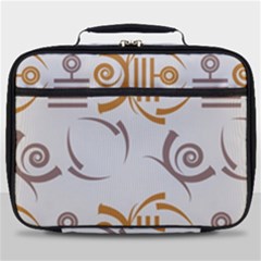 Abstract Pattern Geometric Backgrounds   Full Print Lunch Bag by Eskimos