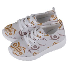 Abstract Pattern Geometric Backgrounds   Kids  Lightweight Sports Shoes by Eskimos