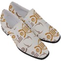 Abstract pattern geometric backgrounds   Women Slip On Heel Loafers View3