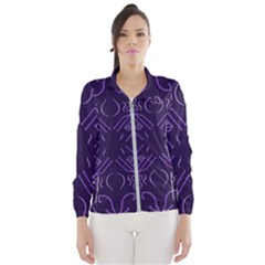 Abstract Pattern Geometric Backgrounds   Women s Windbreaker by Eskimos