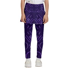 Abstract Pattern Geometric Backgrounds   Kids  Skirted Pants by Eskimos