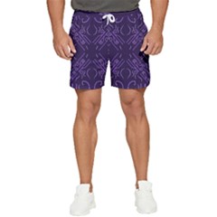 Abstract Pattern Geometric Backgrounds   Men s Runner Shorts by Eskimos