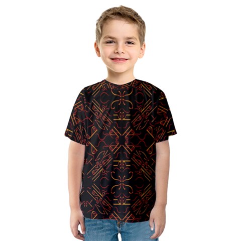 Abstract Pattern Geometric Backgrounds   Kids  Sport Mesh Tee by Eskimos