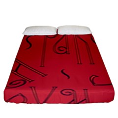 Abstract Pattern Geometric Backgrounds   Fitted Sheet (king Size) by Eskimos