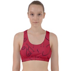 Abstract Pattern Geometric Backgrounds   Back Weave Sports Bra by Eskimos