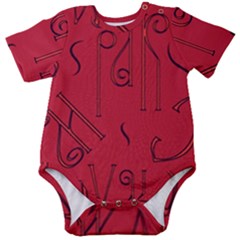 Abstract Pattern Geometric Backgrounds   Baby Short Sleeve Onesie Bodysuit by Eskimos