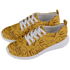 Abstract Pattern Geometric Backgrounds   Men s Lightweight Sports Shoes by Eskimos