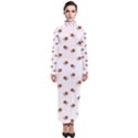 Funny Cartoon Sketchy Snail Drawing Pattern Turtleneck Maxi Dress View1