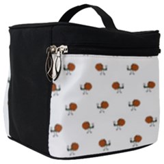 Funny Cartoon Sketchy Snail Drawing Pattern Make Up Travel Bag (big) by dflcprintsclothing