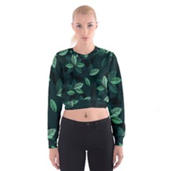 Foliage Cropped Sweatshirt