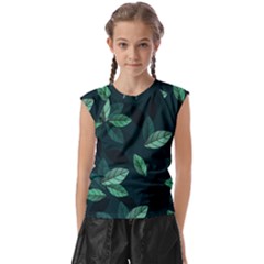 Foliage Kids  Raglan Cap Sleeve Tee