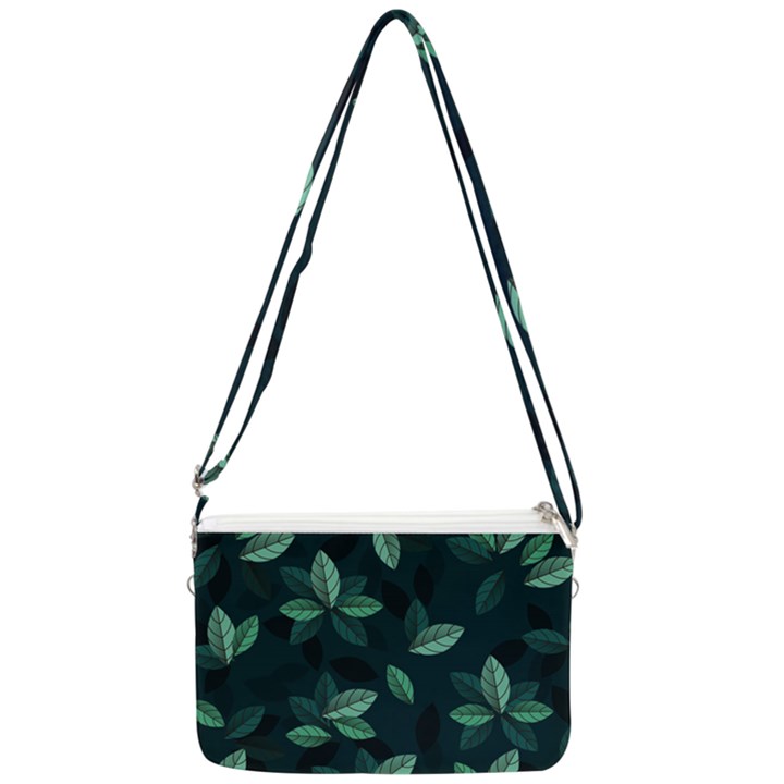 Foliage Double Gusset Crossbody Bag