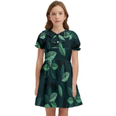 Foliage Kids  Bow Tie Puff Sleeve Dress by HermanTelo