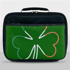 Shamrock Irish Clover St Patrick Lunch Bag by yoursparklingshop